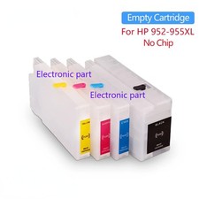 Refill Ink Cartridge No Chip For HP 952 953 954 955 7730 7740 8210 8710 8715 picture