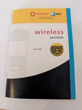 Rogers AT&T Wireless Services User Guide Vintage Cell Phone Manual Collectible picture