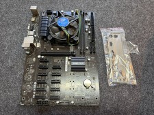 BIOSTAR TB360-BTC PRO 2.0 Mining Motherboard + Intel i3-8100 + Cooler + I/O  picture