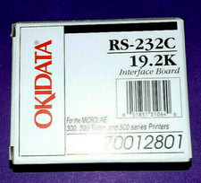 Okidata 70012801 RS-232C 19.2K Interface Board For Microline 300 300T 500 Turbo picture