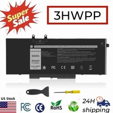 LOT 3HWPP Battery For Dell Latitude 14 E5410 15 E5510 Precision 3541 1VY7F 68wh picture