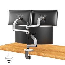 Ergounion Heavy Duty Triple Monitor Mount, Mechanical Spring 3 Monitor Arm fo... picture