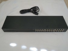 MONO Monoprice 24-Port 10/100 Mbps Fast Ethernet Switch, Rack Mountable MEH2400M picture