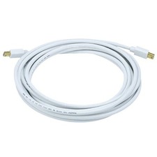 3 6 10 15 FT Mini DisplayPort DP Male to Male Video Cable Gold MacBook White picture