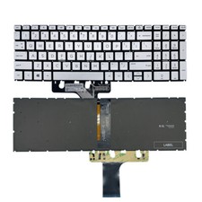 US Silver Backlit Keyboard for HP 17-CP 17Z-CP000 17-CP0001DS 17-CP0007CA picture