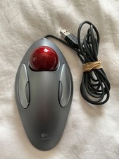 VTG Logitech T-BC21 Trackman Marble Mouse USB Gray EXC Trackball 810-000767 Ball picture