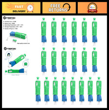 20pcs SC/APC to LC/UPC Fiber Optic Adapter 9/125um Single Mode Connector Set picture