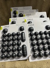 7 Packs of 24 OHill Self Adhesive Black Cable Clip Holders for Organizing Cable picture