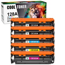 5PK CE320A CE321A CE322A CE323A 128A Toner for HP Laserjet Pro CM1415fnw CP1525n picture