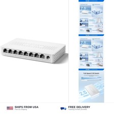 Tenda 8 Port 2.5G Ethernet Switch, Multi-Gigabit 2.5Gb Ethernet Splitter, Unm... picture