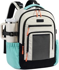 Laptop Backpack for Women with Large Cup Holder,15.6 Inch Work Computer picture