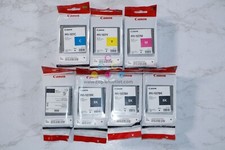 7 OEM Canon iPF670,680,685,770,780,785 CMYKKKK Ink Tank Cartridges PFI-107 picture