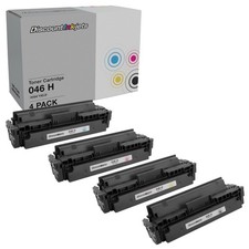 Toner Cartridges for Canon 046H (Black, Cyan, Magenta, Yellow, 4pk) picture