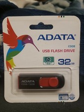 Adata Sliding Thumb USB Flash Drive 32GB Black and Red New picture