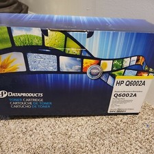  Fits HP Q6002A Color Laserjet 1600 2600 2600N 2605DN CM1017MFP YELLOW TONER  picture