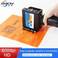 Chipless handheld inkjet printer prints barcode batch number images in packaging picture