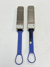 AS/IS Set of 2 MELLANOX MFA1A00-C010 100GbE QSFP 10M Transceivers picture
