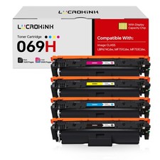069H Toner Cartridge: Replacement for Canon CRG069H CRG-069 | 4 Pack CRG 069H... picture