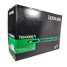 Genuine OEM Lexmark T654X80G Extra High Yield Black Toner Cartridge for T654 picture