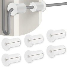 Wall Cable Pass Through Bushing, 3/4 Inch Silicone White, 6 Pack picture