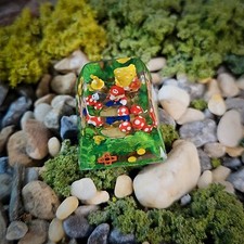 Mario keycap, custom keycap, mario artisan keycap, Keycap Handmade picture