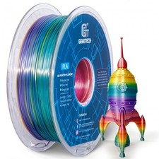 Geeetech Consumables Rainbow Silk PLA 1.75mm 1KG/roll For 3D Printers Filament picture