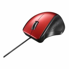 BUFFALO Wired Laser 5-Button Mouse Red BSMLU308RD picture