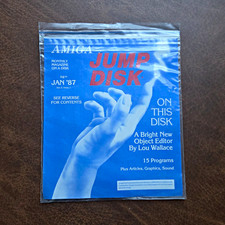 Amiga Jump Disk Monthly Magazine on Disk Jan 1987 Vol 2 Issue 1 Vintage picture