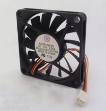 3pcs Brushless DC Cooling Fan 12V 0.15A 70mmx70mmx10mm 7010 13 blades 3pin/3wire picture