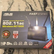 ASUS RT-AC68R Wireless-AC1900 Dual-Band Gigabit Router Complete In Box CIB picture