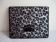 Coach NWT F62897 Ocelot Print iPad Case Grey Multi picture