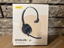 Jabra Evolve2 50 USB-A UC Mono Wired Headset Noise Cancelling HSC175 - NEW picture
