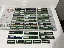 1.7lbs Mixed Desktop RAM Memory Lot  DDR 2/3 Gold Recovery Scrap Untested picture