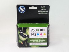 Genuine HP 950 951 Ink Cartridges 4 Pack Black Cyan Magenta Yellow EXP 9/2021 picture