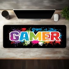 1pc Large-sized Esports Gaming Mouse Pad with Spray-painted Graffiti of a Skul picture