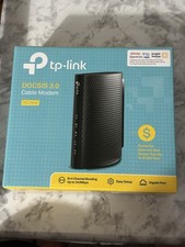 TP-LINK TC-7610 DOCSIS 3.0 Cable Modem 343 Mbps Gigabit Ethernet New in Box  picture