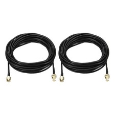 Antenna Extension Cables 2Pcs 32.8FT RP-SMA Female to RP-SMA Male picture