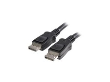 StarTech DISPL2M 6.60 ft. Black Connector A: 1 x DisplayPort (20 pin) Latching M picture