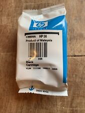 Geniune HP 56 (C6656AN#140) Black Ink Cartridge New Sealed ~ No Box picture