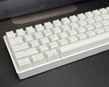 EPOMAKER SK61S 60% Wireless Mechanical Keyboard Pudding Keycaps Yellow Switch picture