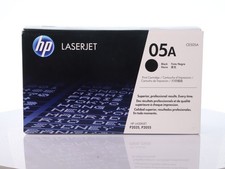 Genuine HP 05A CE505A Black Toner Cartridge for HP LaserJet P2035, P2055 picture