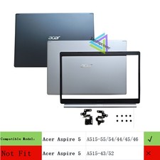 For Acer Aspire A515-54 A515-54G A515-55 Top Case Back Cover Lid Bezel Hinges US picture