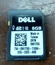 Genuine Dell 8GB iDRAC vFlash SD Card W1T9G picture