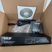 Black Box AC2000A DVI-D Audio RS-232 Extender w/ EDID Management Open Box picture