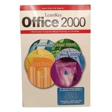 LearnKey Office 2000 Multimedia Training 6 CD-ROM Windows Word Excel PowerPoint picture