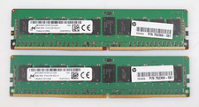 Lot 2x 8GB (16GB) Micron MTA18ASF1G72PZ-2G1A2IK 2133MHz DDR4 RDIMM Server Memory picture