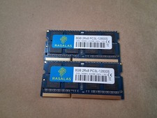 16GB 2x8GB DDR3L-1600 PC3L-12800S SODIMM Laptop Memory Rasalas picture