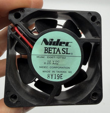 Nidec Beta SL D06T-12TS2 9Y20Y 12VDC .25A Fan picture