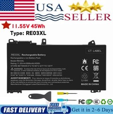 ✅LOT 10x RE03XL Battery For HP ProBook 430 440 445 450 /G6 430 440 445 450 45Wh picture