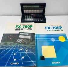 CASIO FX-790P Pocket Computer with Manual & Assembly Language Guide Untested picture